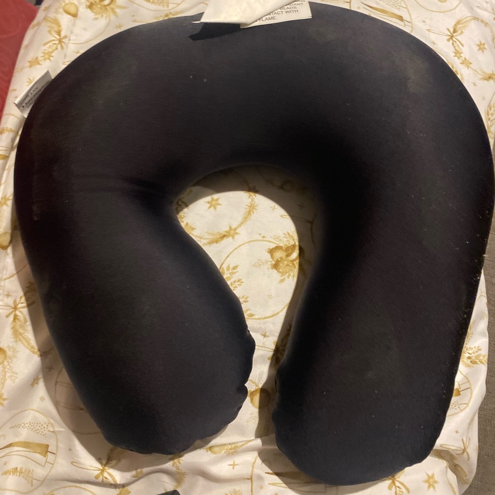 Black Travel Neck Pillow